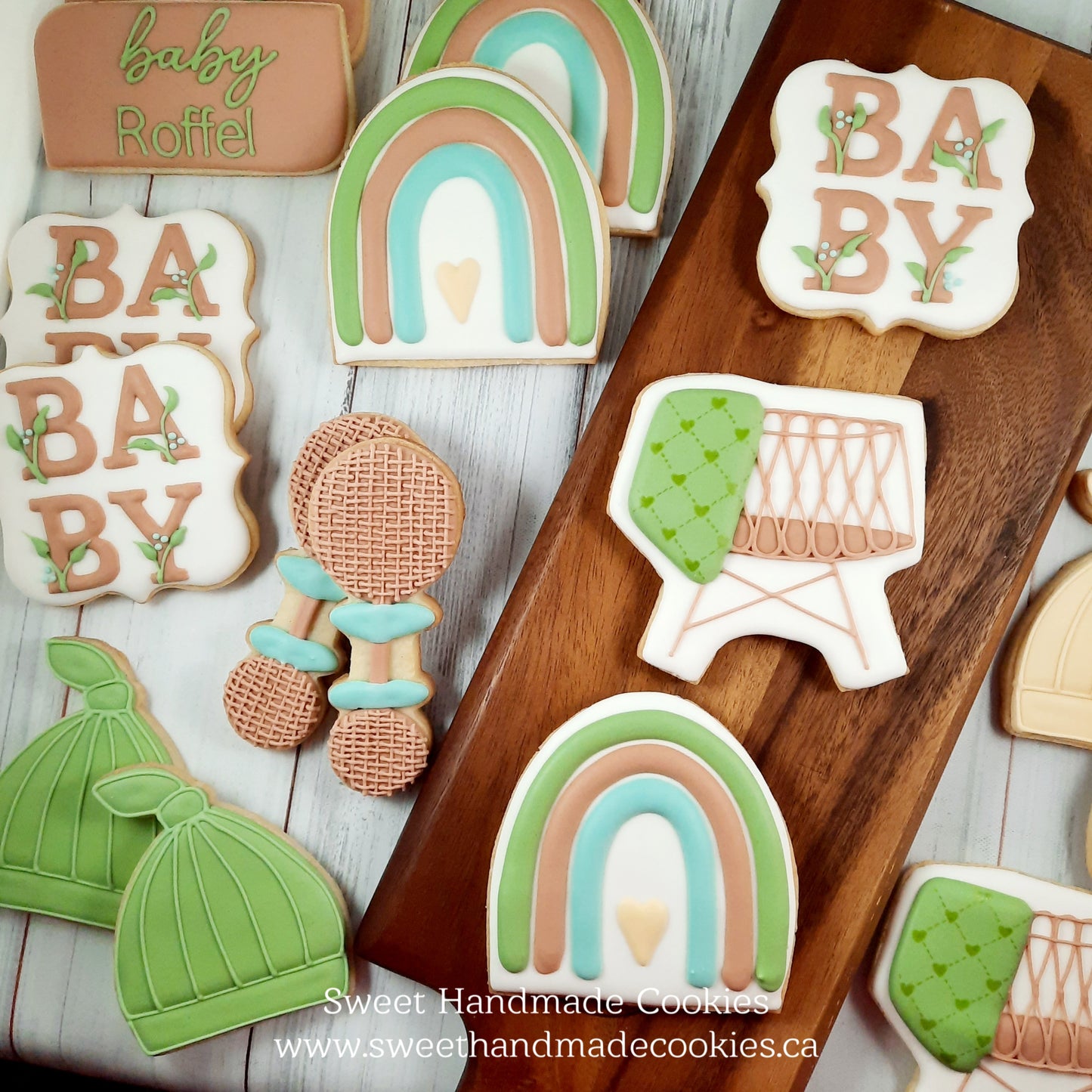 Boho Baby Shower Cookies