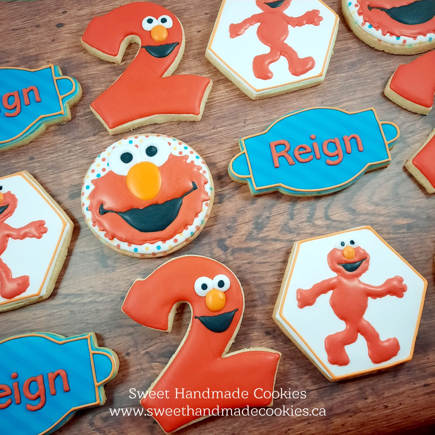Elmo Cookies for Reign's 2nd Birthday