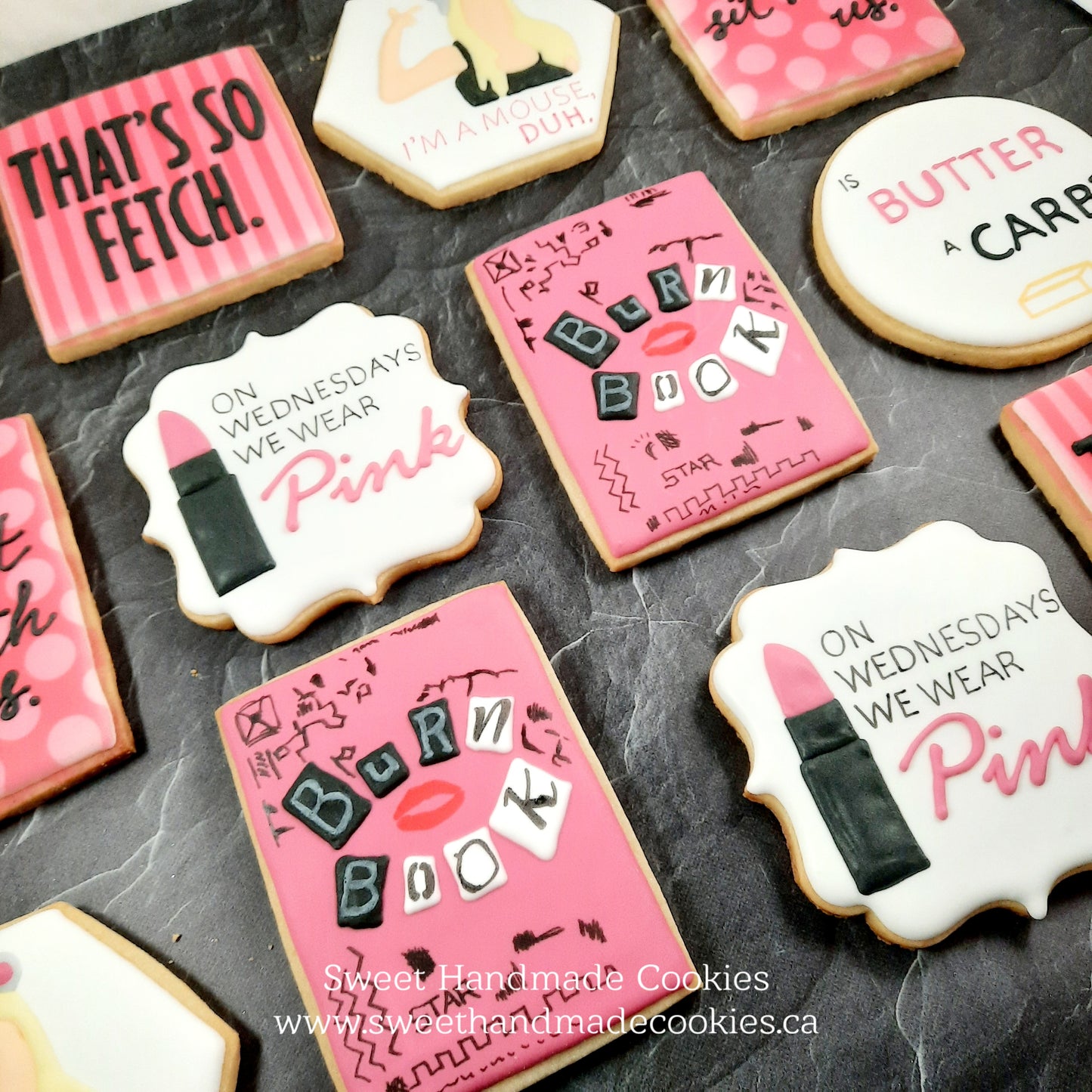 Mean Girls Inspired Birthday Cookies