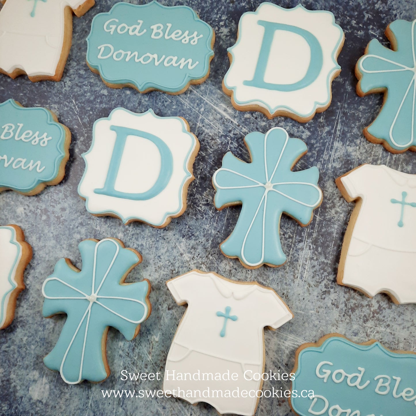 Baptism Cookies for Donovan