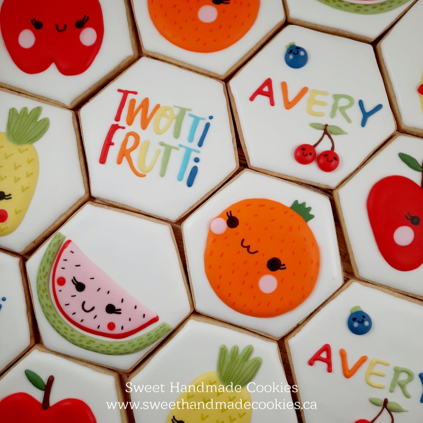 Twotti Frutti 2nd Birthday Cookies