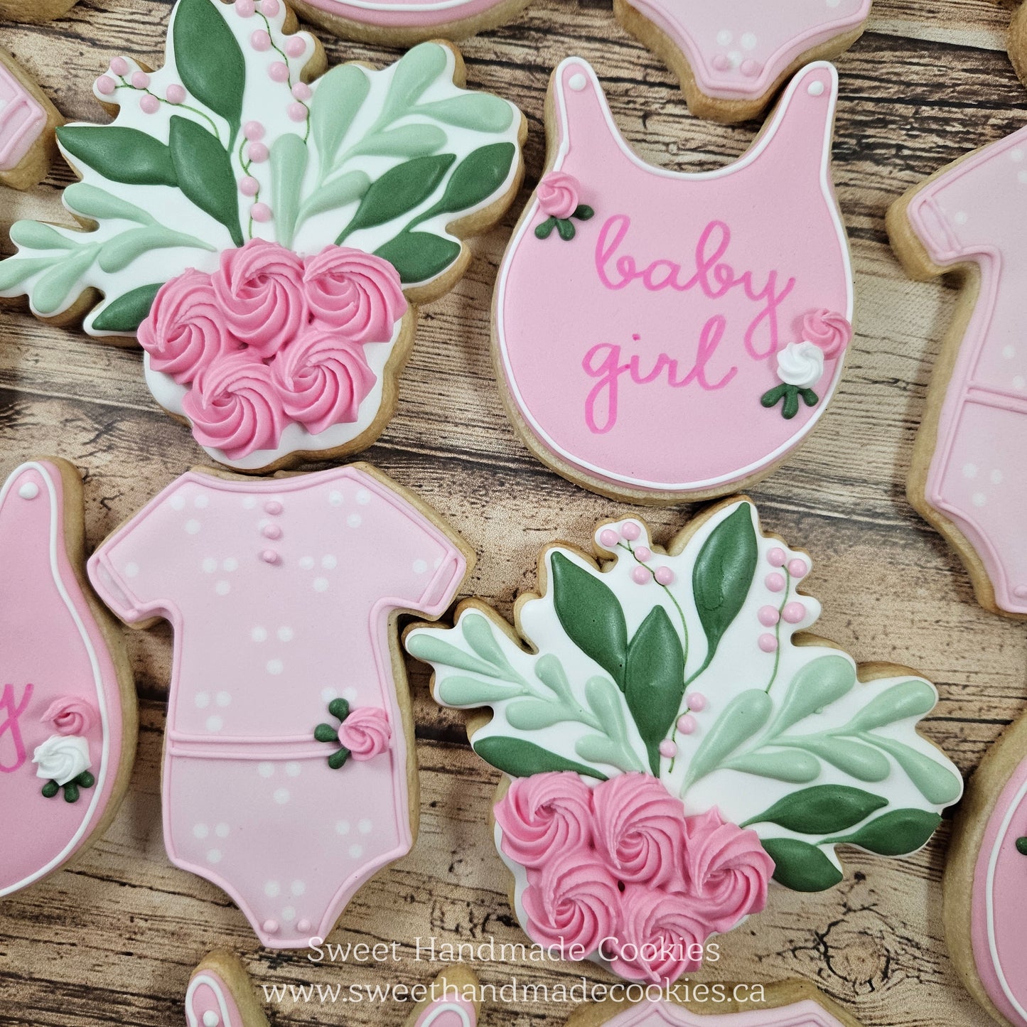 Baby Shower Cookies - Baby Girl
