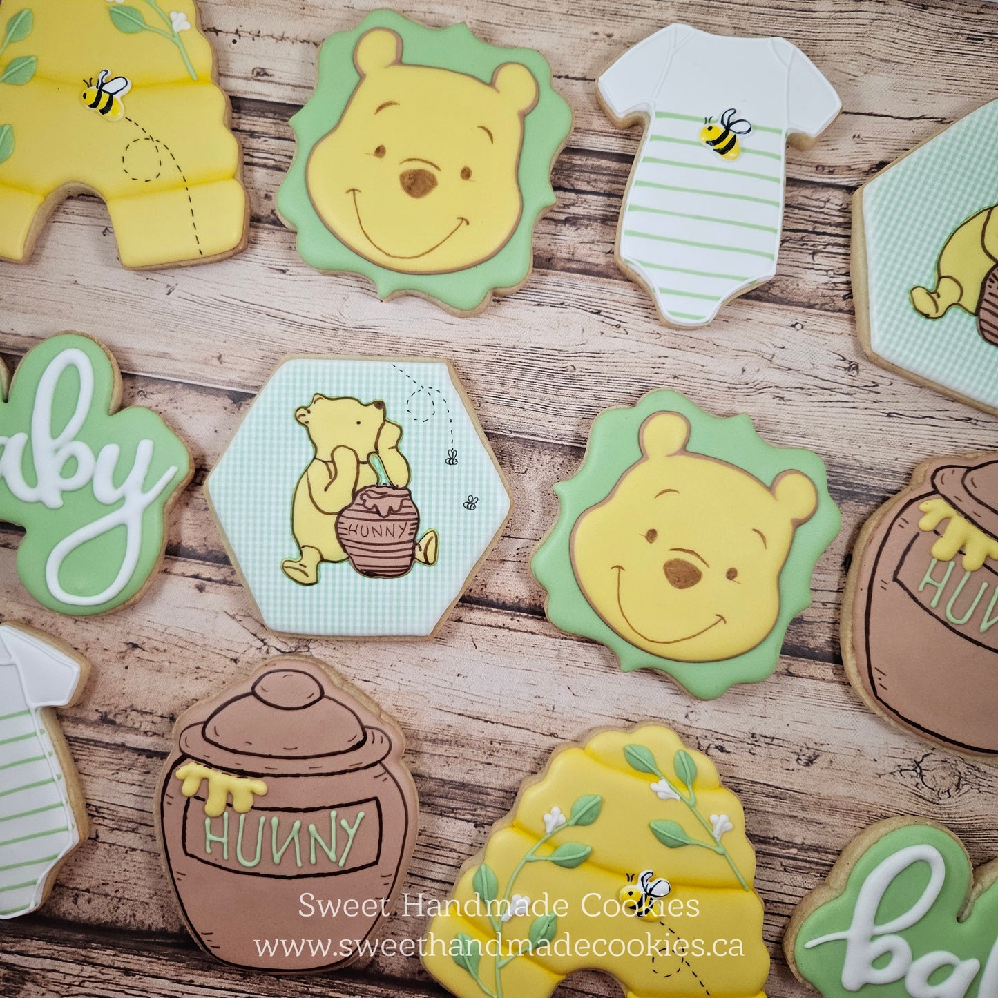 Baby Shower Cookies - Winnie the Pooh/100 Acre Woods