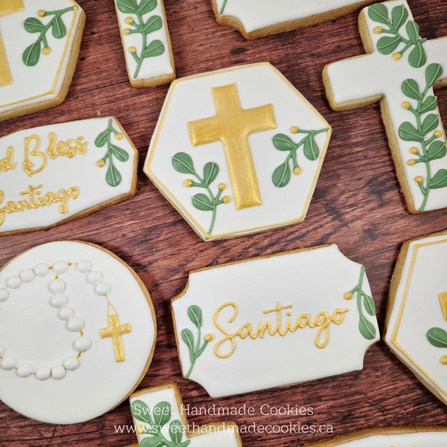 Baptism Cookies for Santiago
