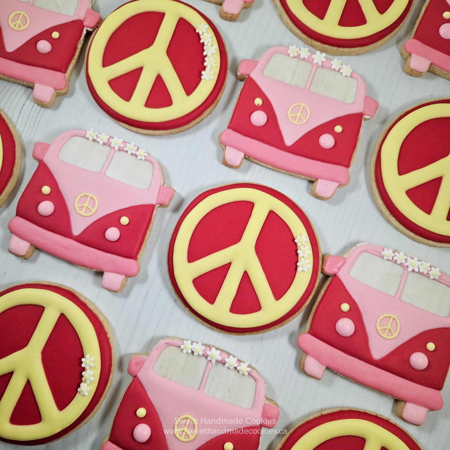 1960s Themed 60th Birthday Cookies