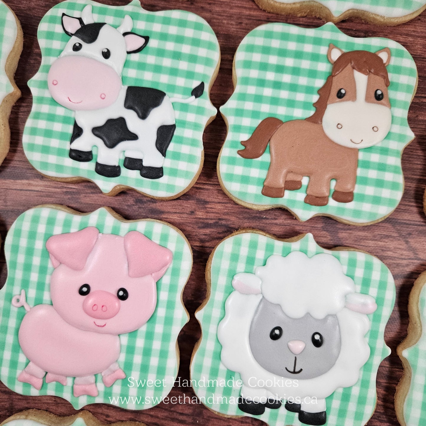 Baby Shower Cookies - Barnyard Animals