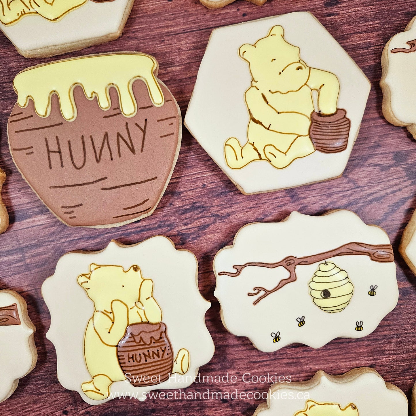 Baby Shower Cookies - Winnie the Pooh (Classic)