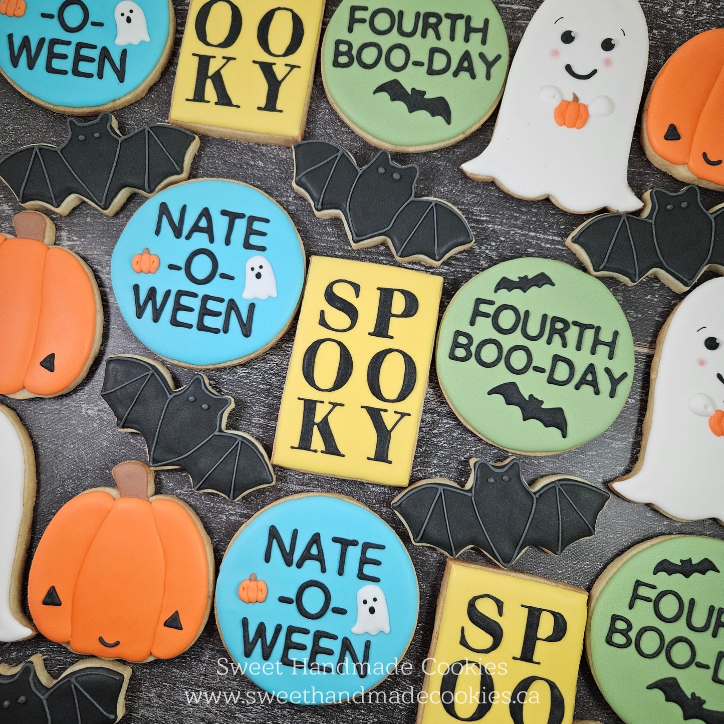 Halloween Birthday Cookies for a 4th Birthday