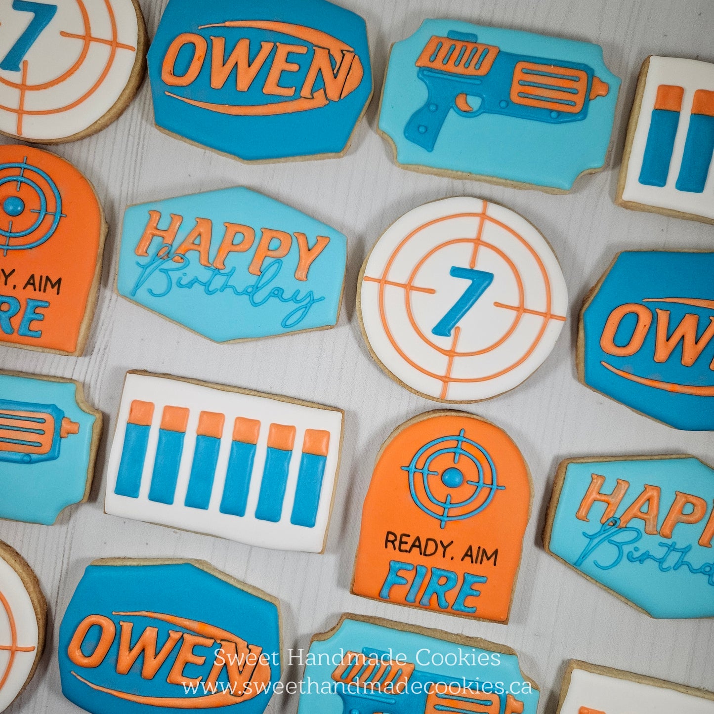 Nerf Birthday Cookies
