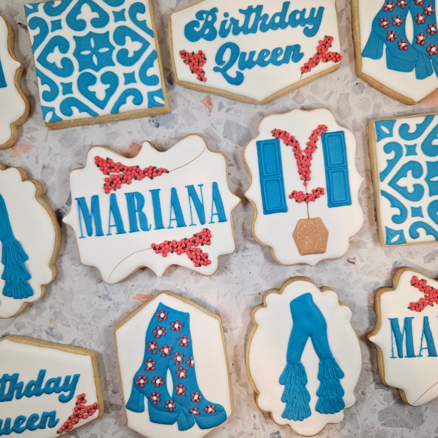 Mamma Mia Birthday Cookies