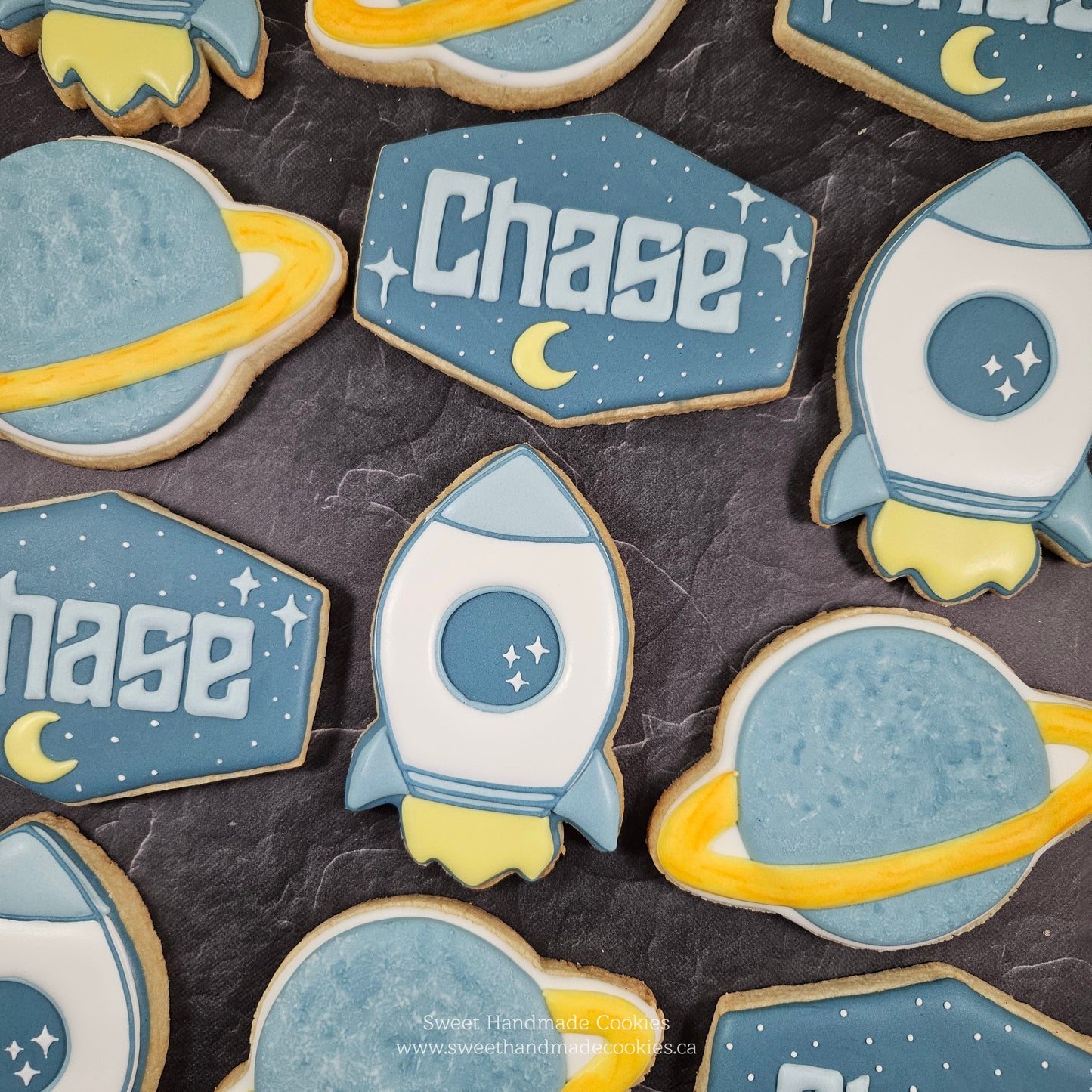 First Trip Around the Sun Cookies for Chase