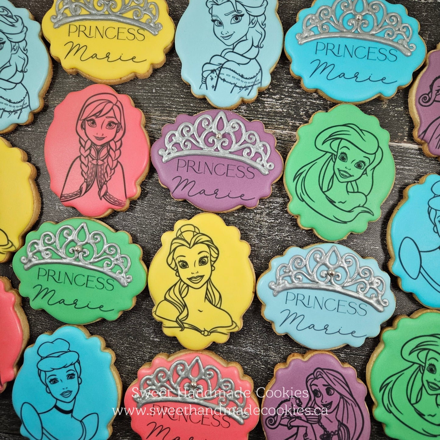 Princess Birthday Cookies