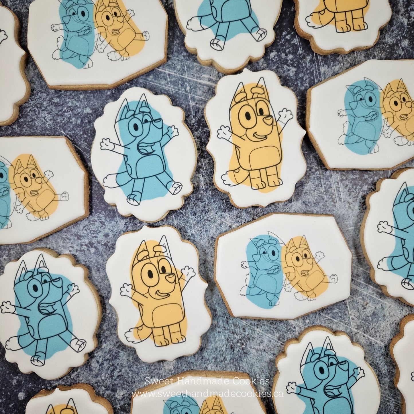 Bluey Themed Cookies