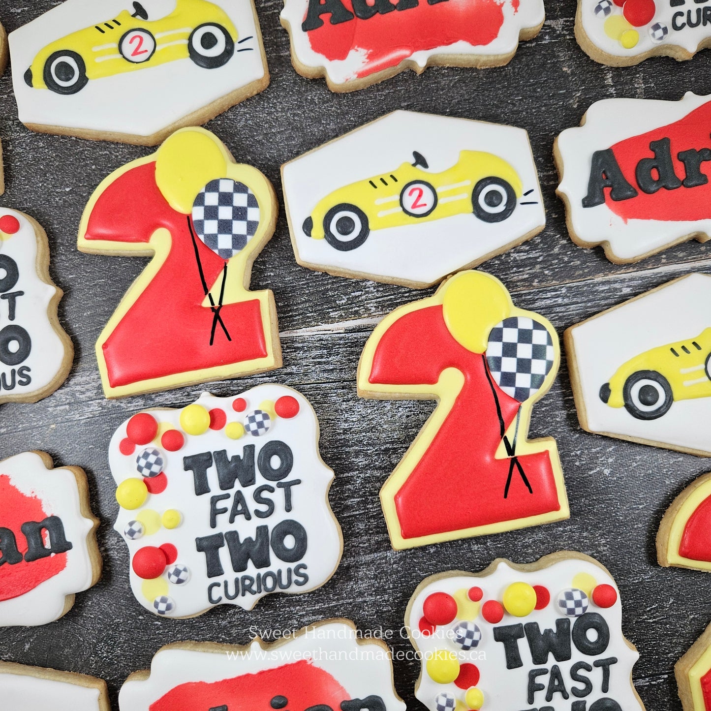Race Car Cookies for Adrian