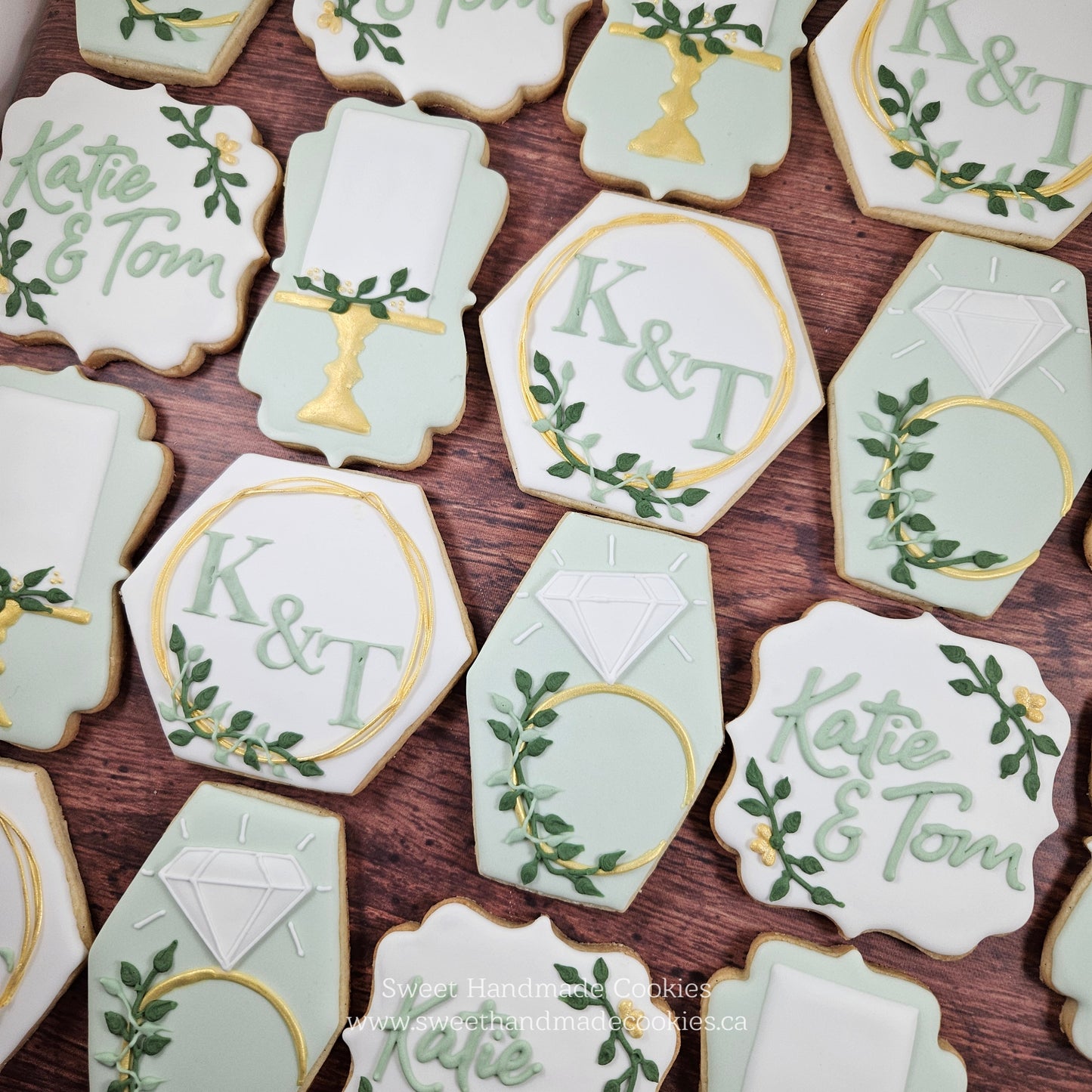 Bridal Shower Cookies - Katie & Tom