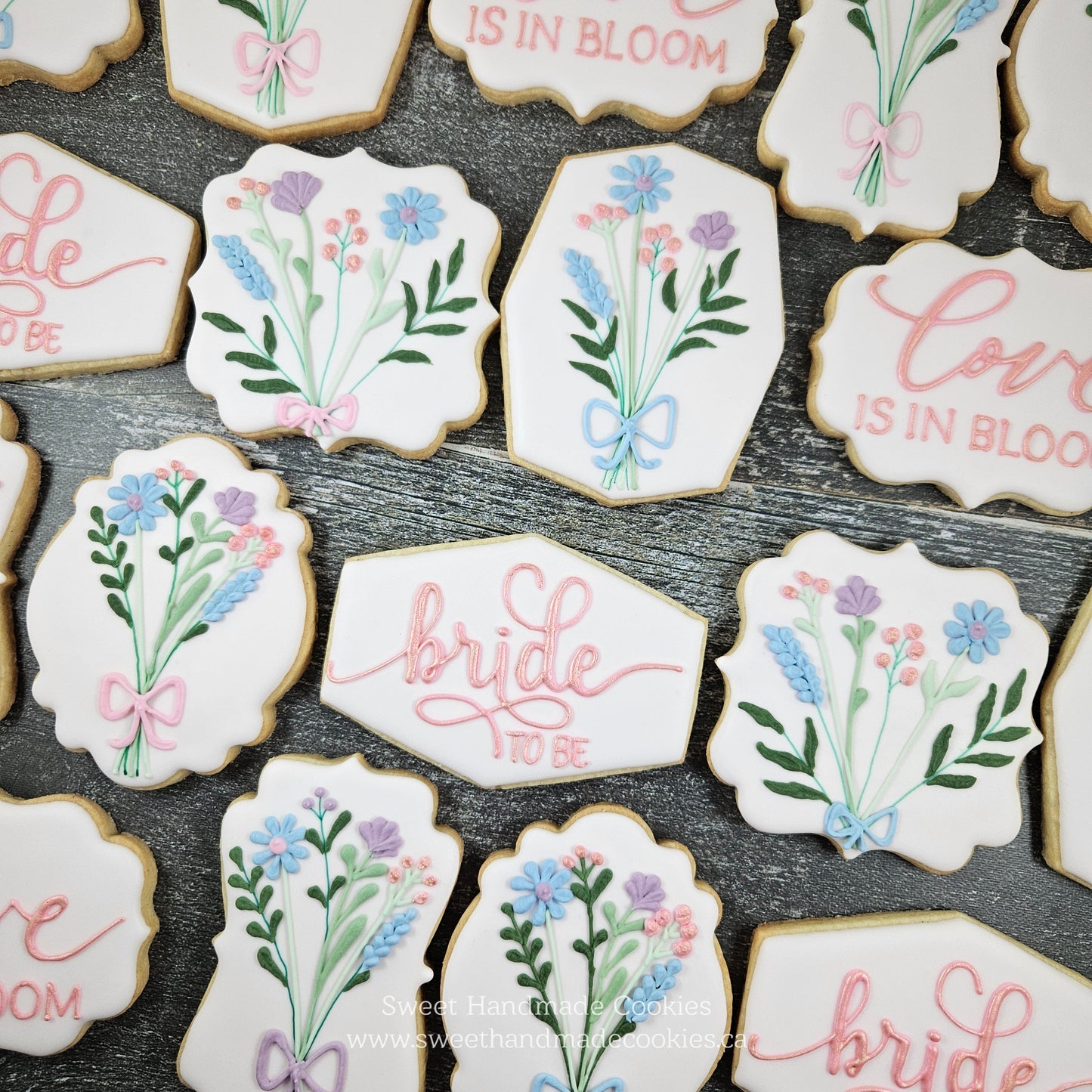 Bridal Shower Cookies - Love is in Bloom