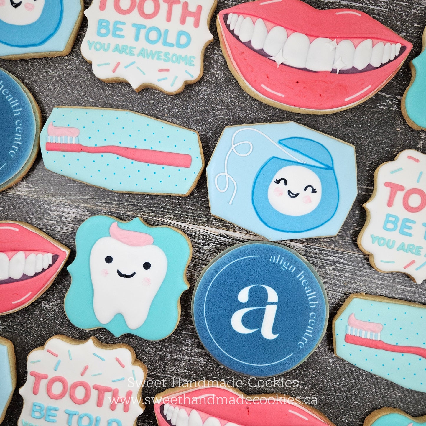 Dentist Logo Cookies