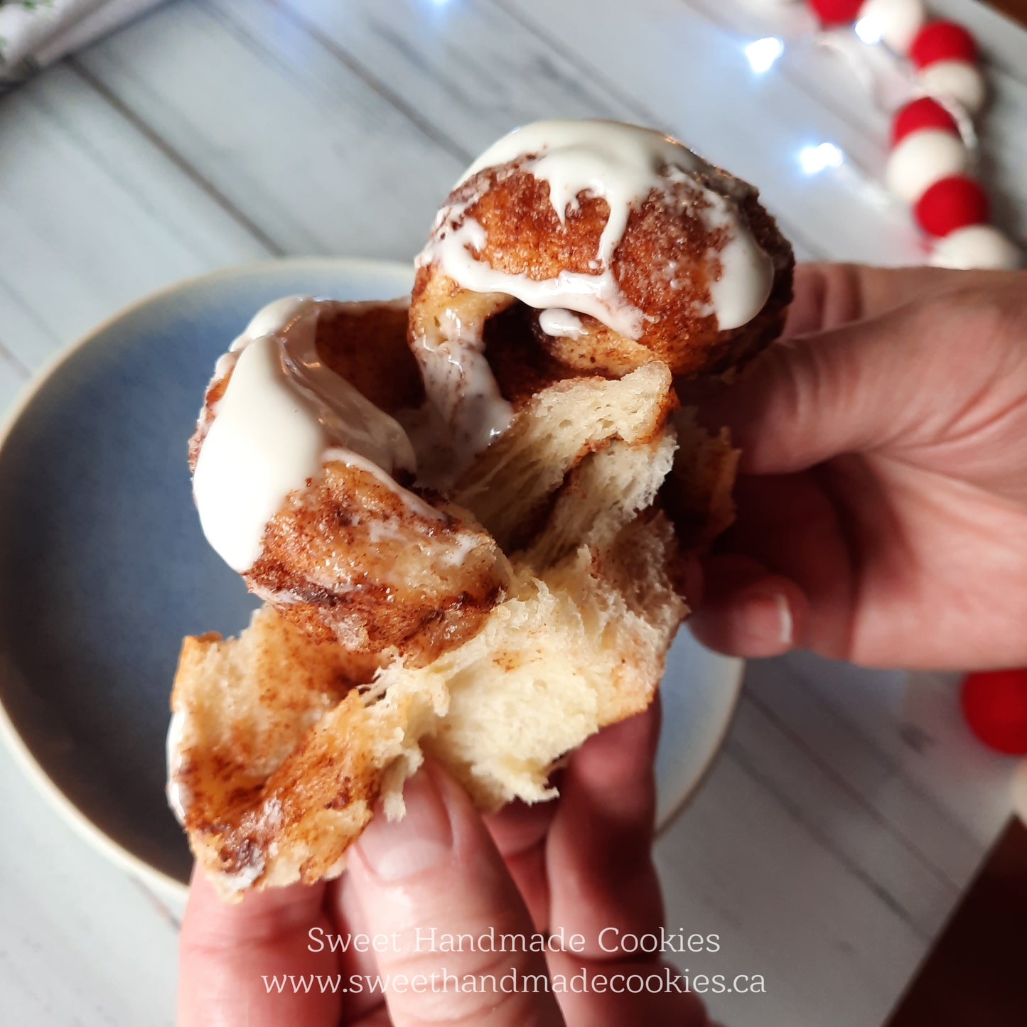 Sinfully Delicious Cinnamon Swirls with Cream Cheese Frosting - Tray of 12