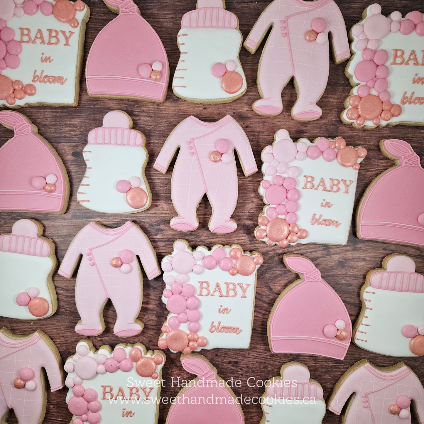 Baby Shower Cookies - Baby in Bloom