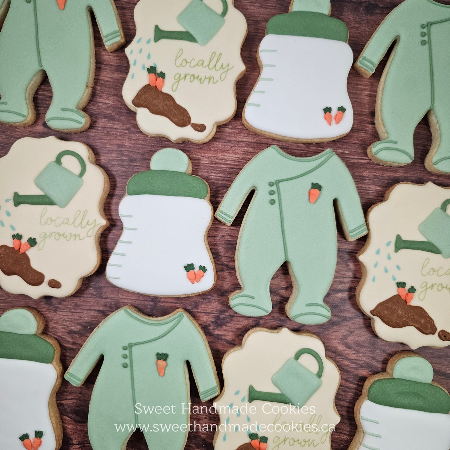 Baby Shower Cookies - Locally Grown