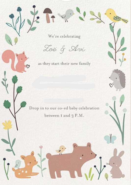 Baby Shower Cookies - Baby Animals