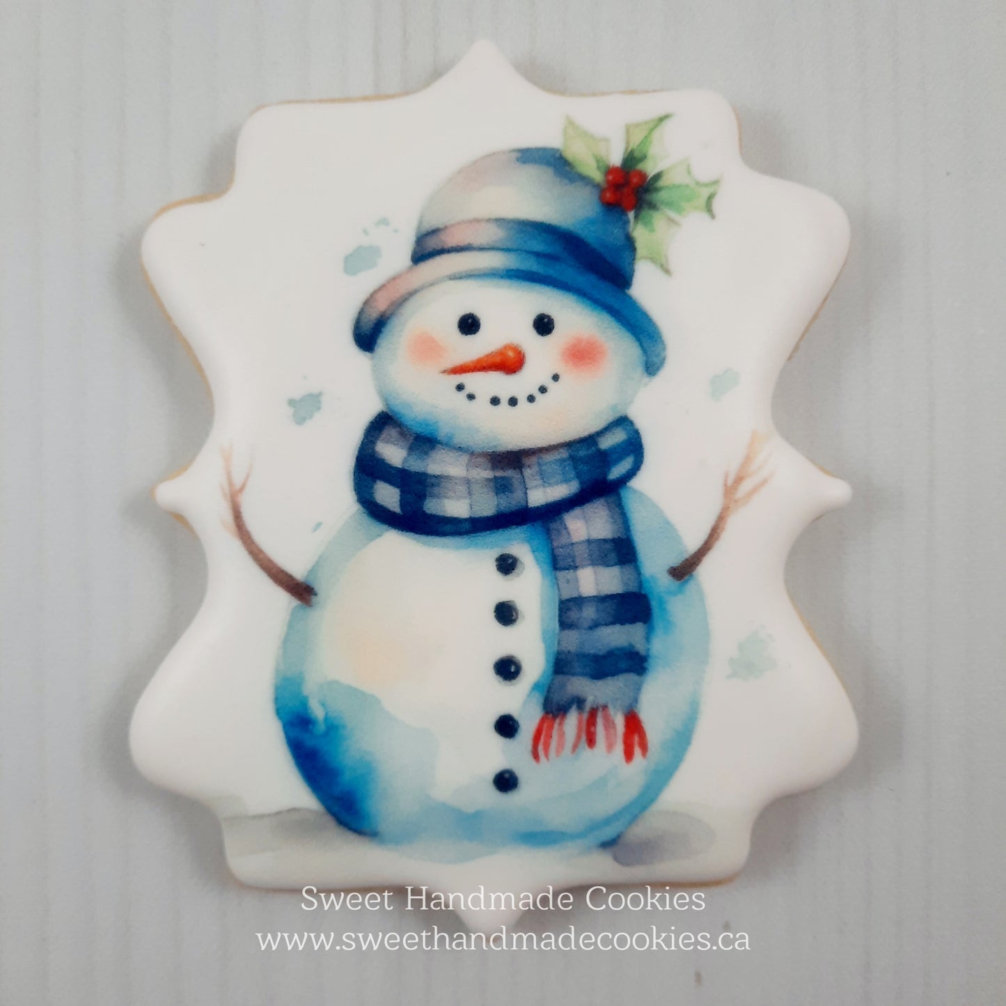 Snowman Cookies "Holly" (Sold Individually)