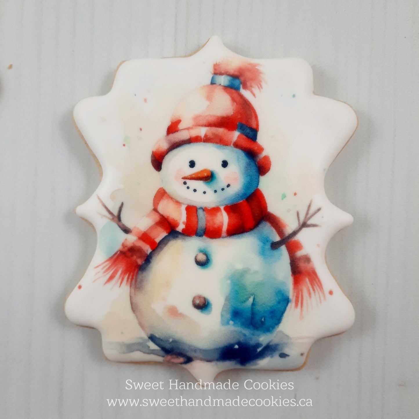 Snowman Cookies "Merry" (Sold Individually)