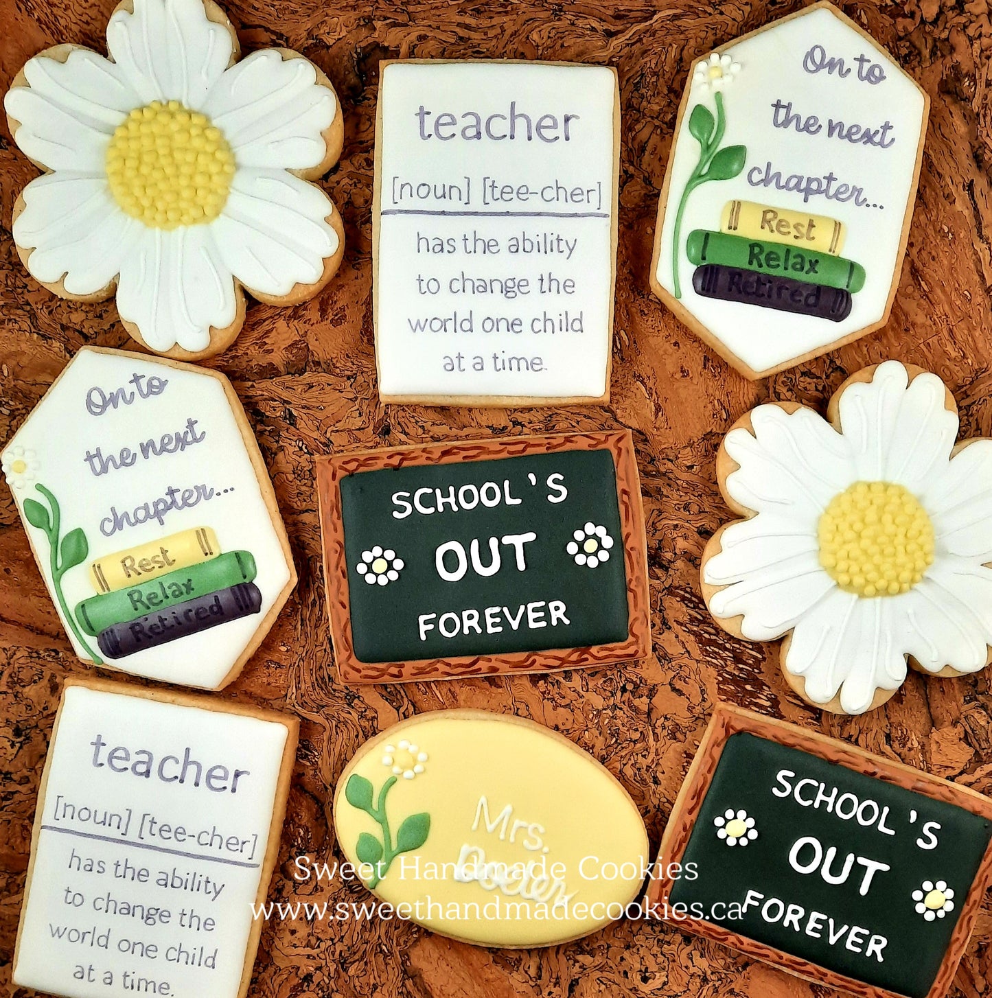 Retirement Cookies for a Teacher