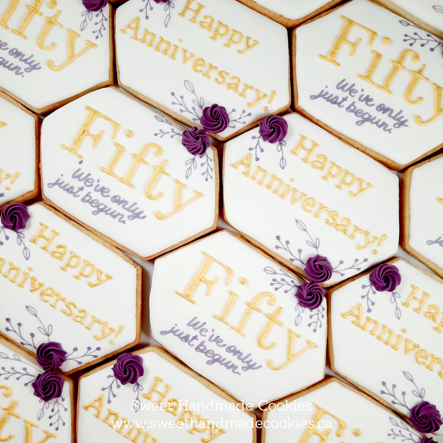 Anniversary Cookies - 50th Anniversary
