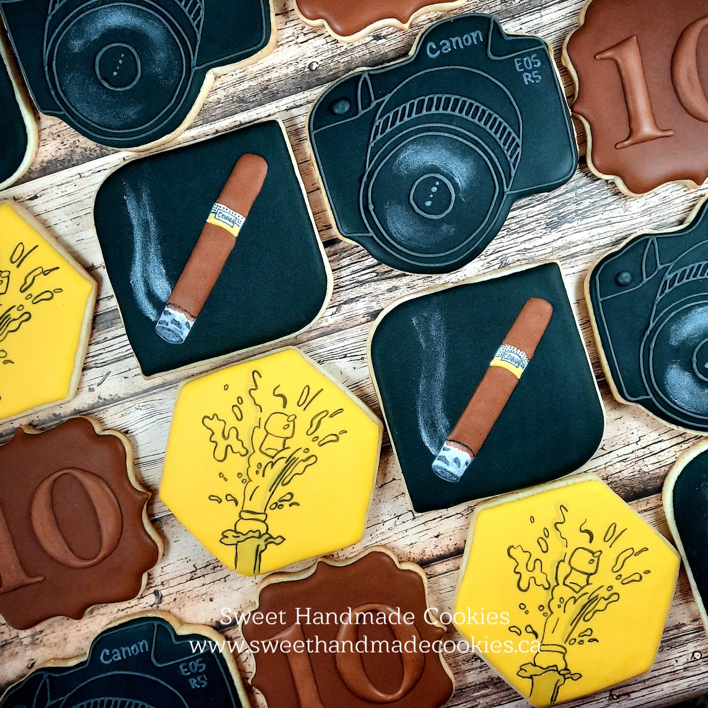 Anniversary Cookies Celebrating 10 Years in Business