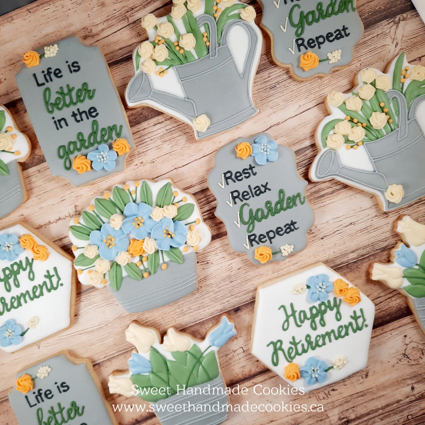Retirement Cookies for a Gardener