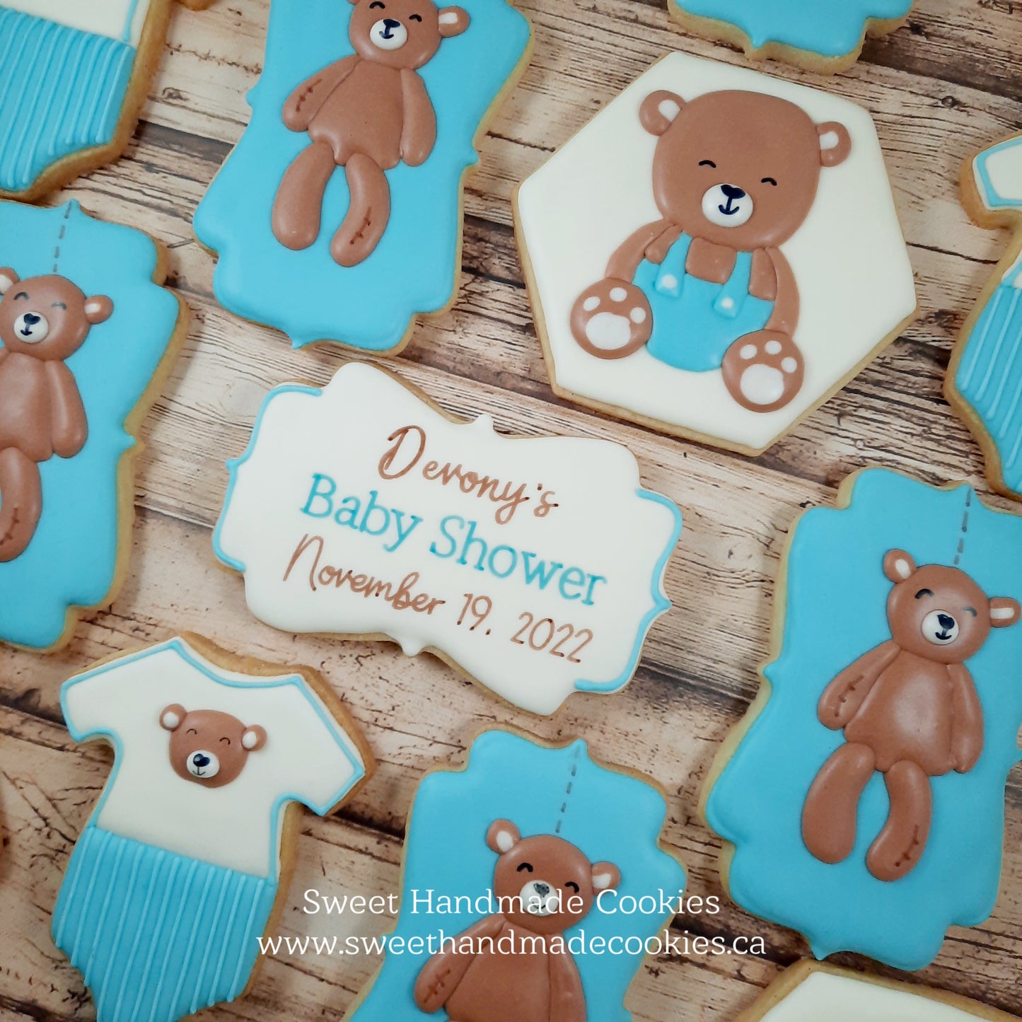 Baby Shower Cookies - Teddy Bears