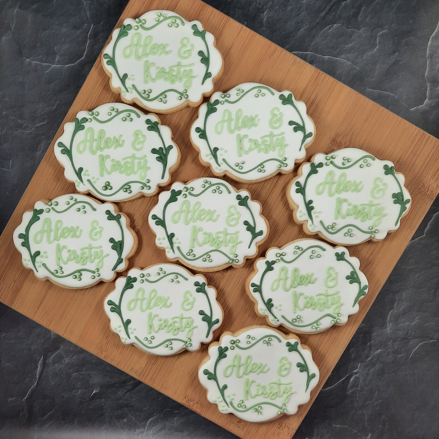 Wedding Cookies - Kirsty & Alex