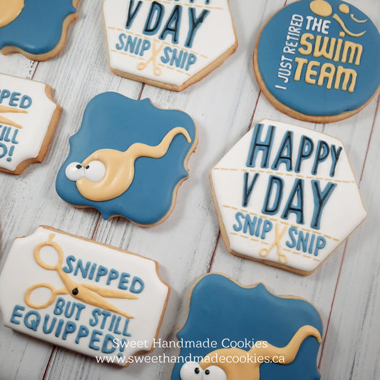 Vasectomy Cookies - Happy "V" Day