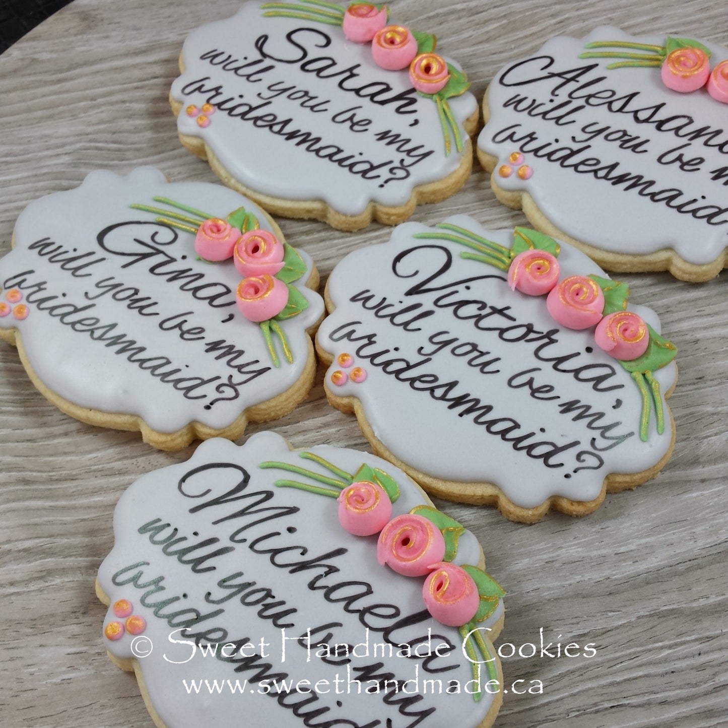 Bridesmaid Cookies