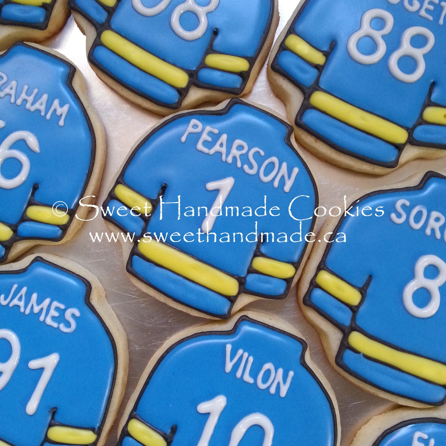 Hockey Jersey Cookies