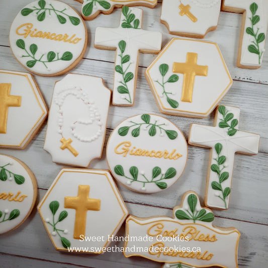 First Communion Cookies for Giancarlo