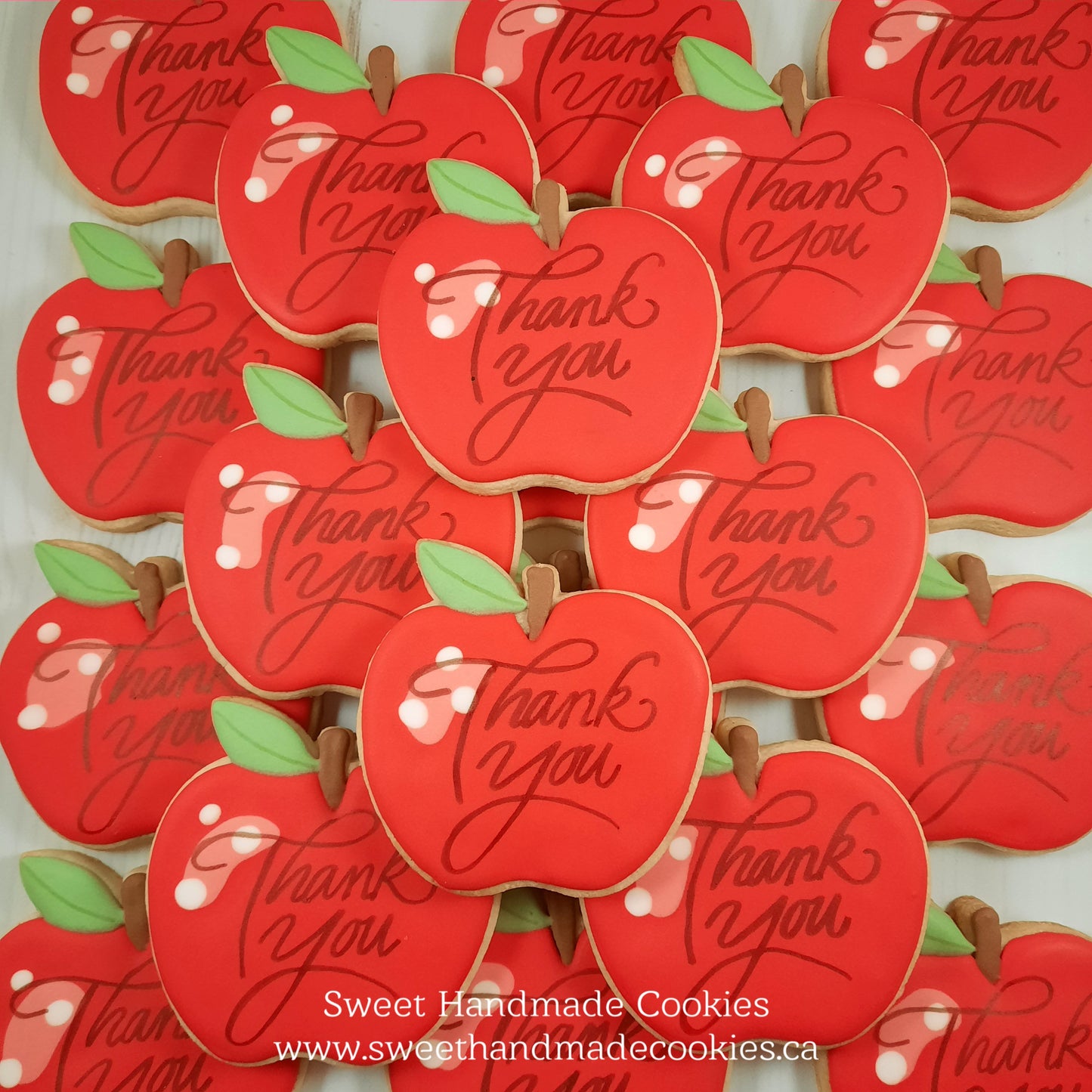 Thank You Apple Cookies for Teachers