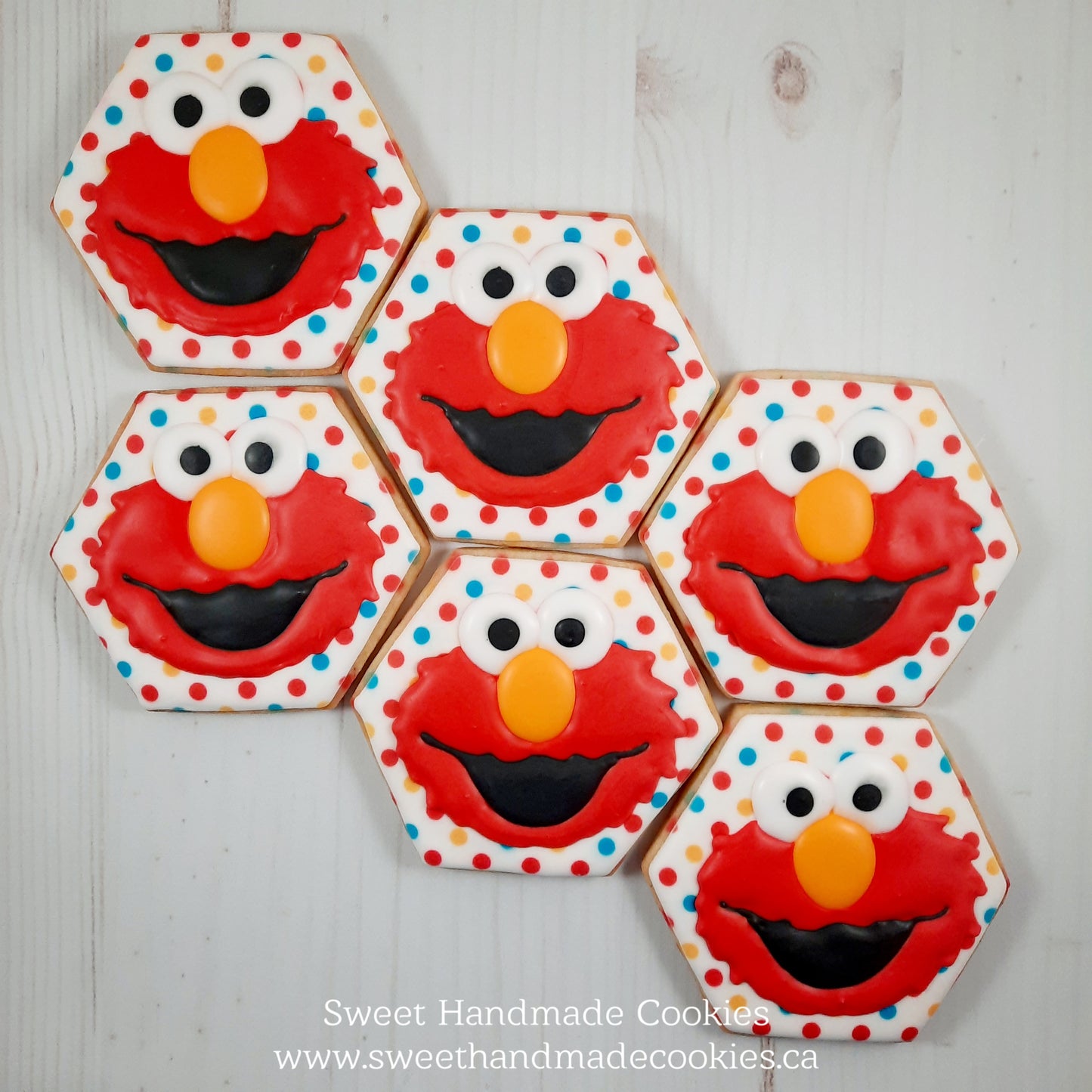 Elmo Birthday Cookies