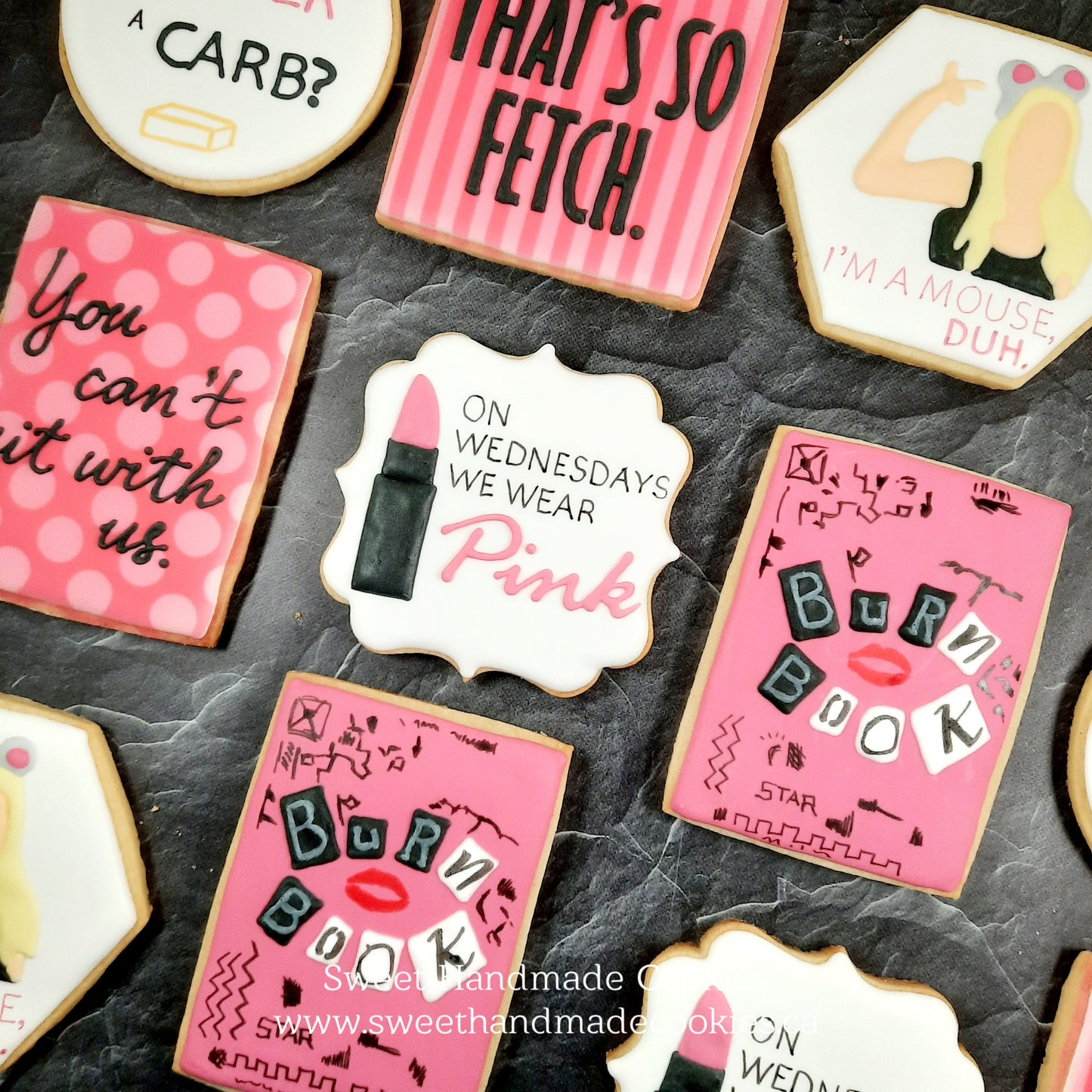 Mean Girls Inspired Birthday Cookies