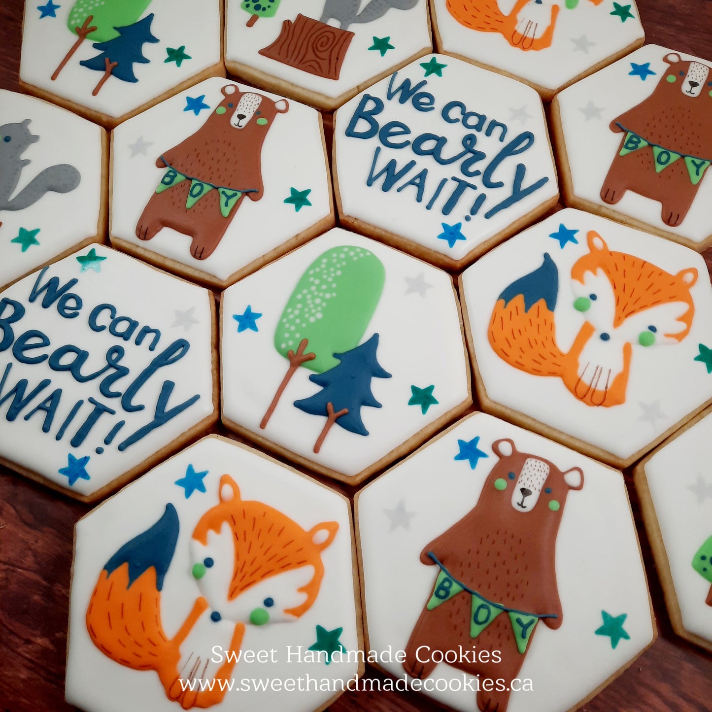 Baby Shower Cookies - We Can Bearly Wait