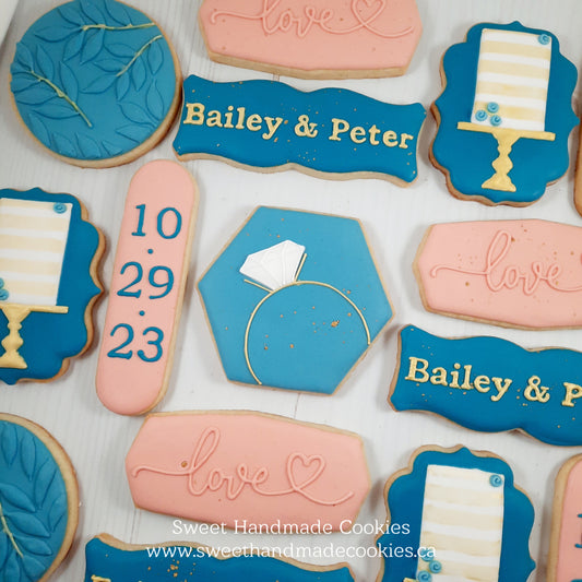 Bridal Shower Cookies - Bailey & Peter