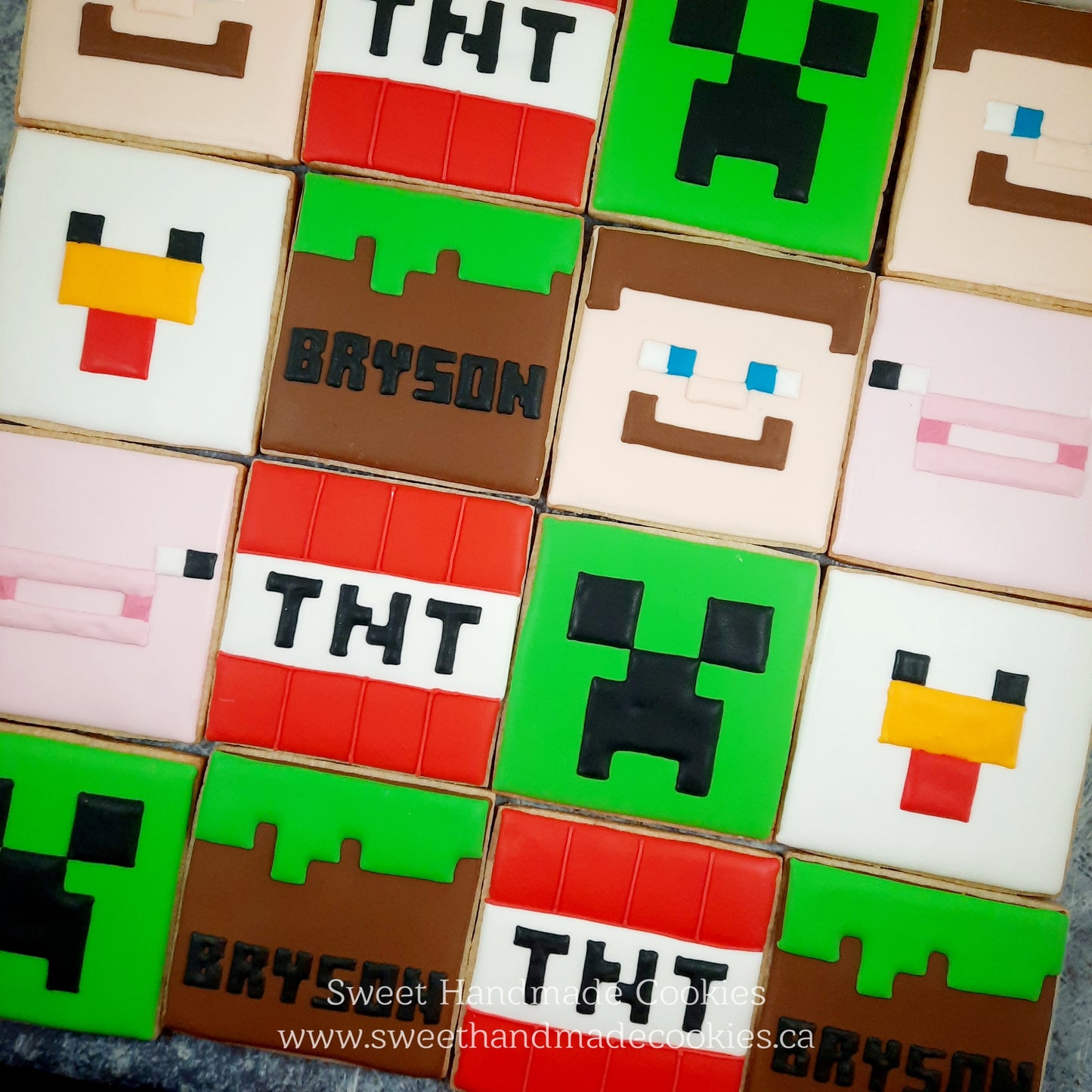 Minecraft Cookies for Bryson