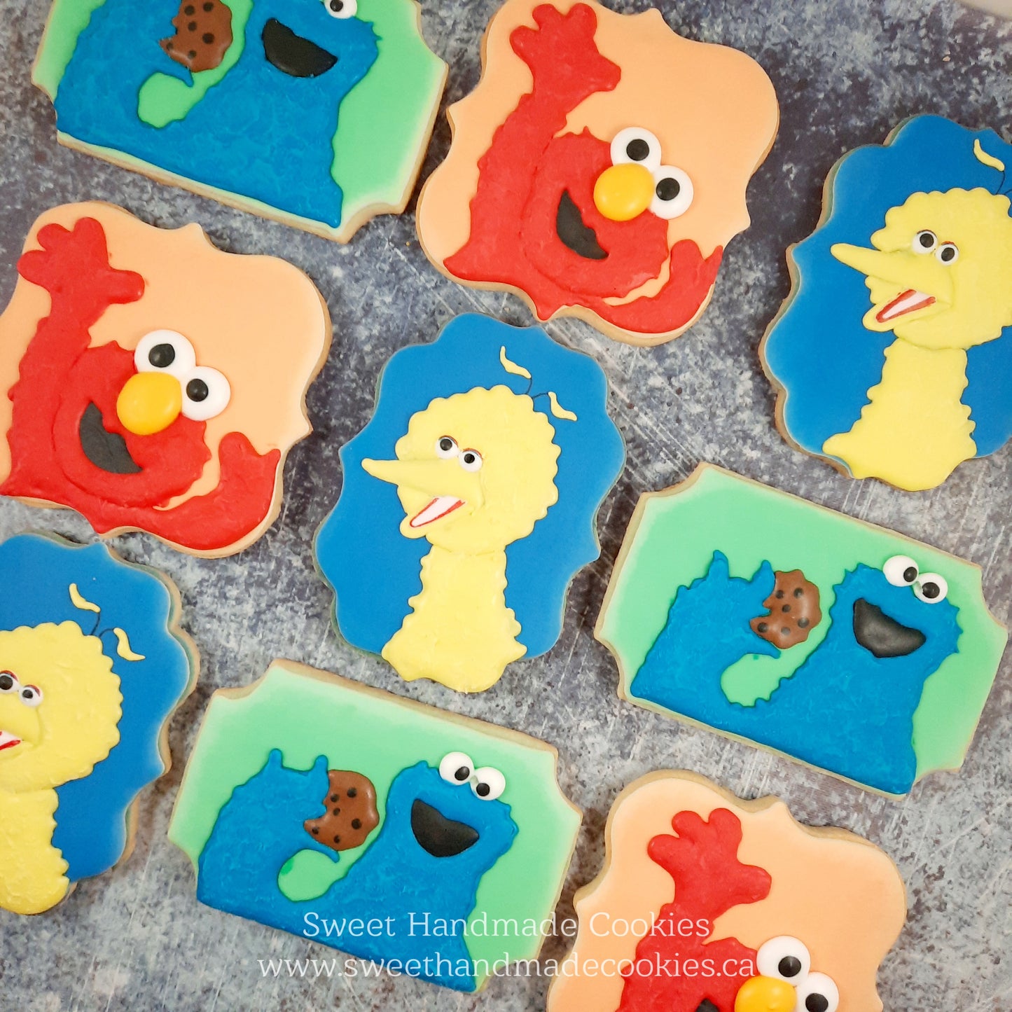 Sesame Street Birthday Cookies