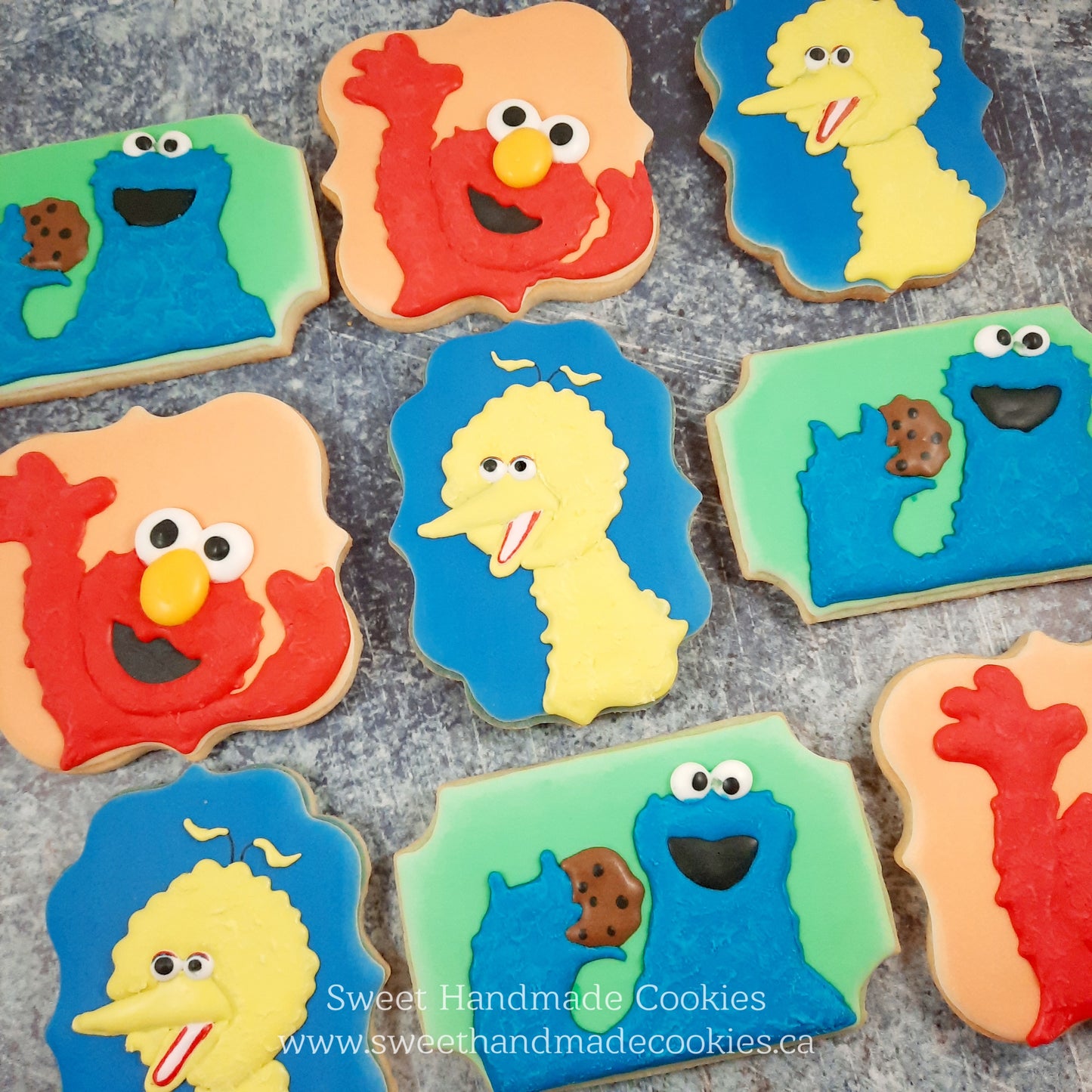 Sesame Street Birthday Cookies