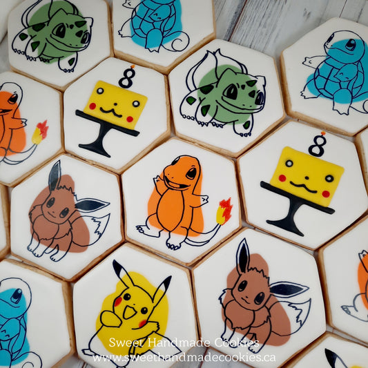 Pokemon Birthday Cookies in the Roundhouse Style