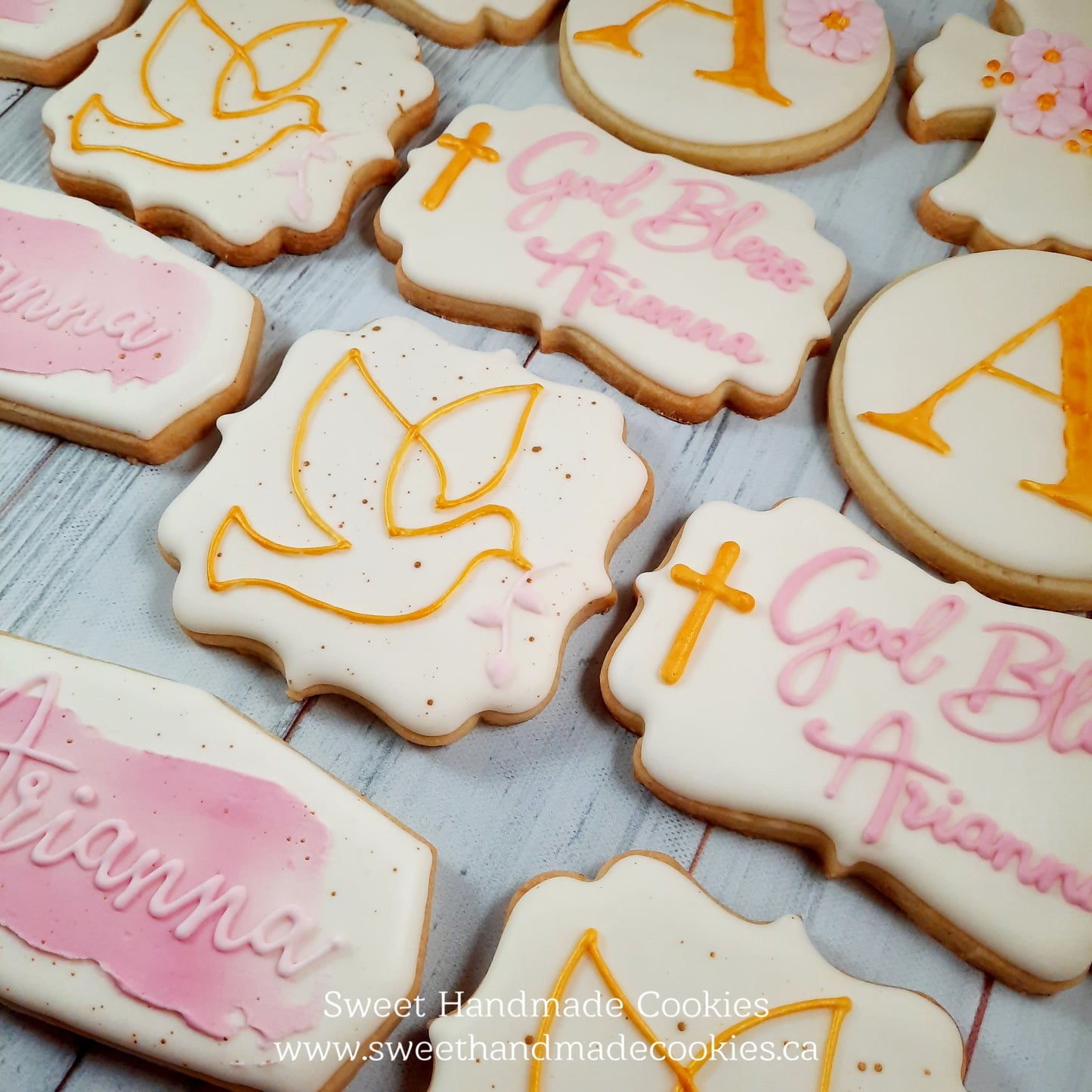 Baptism Cookies for Arianna