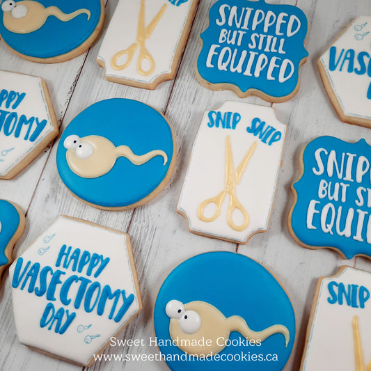 Vasectomy Cookies - Happy Vasectomy Day