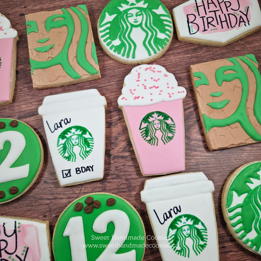 Starbucks Birthday Cookies for Lara