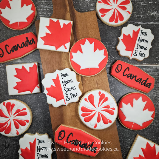 Canadian Themed Cookies